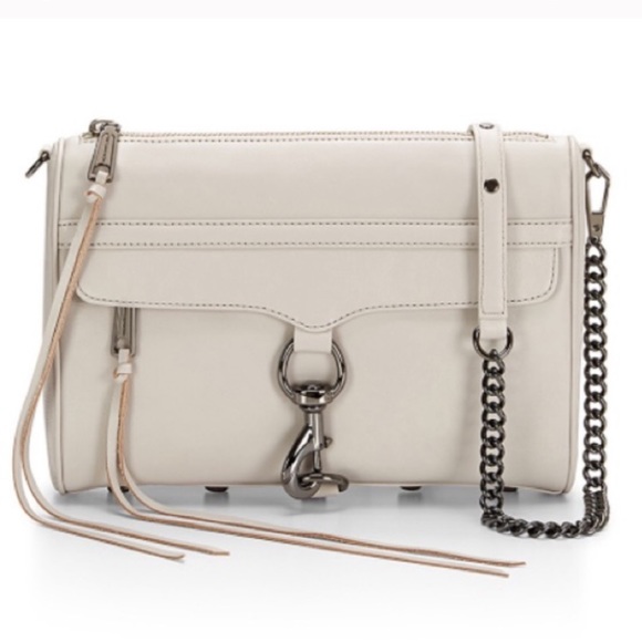 Rebecca Minkoff Handbags - Rebecca Minkoff Mini Mac Antique White Purse